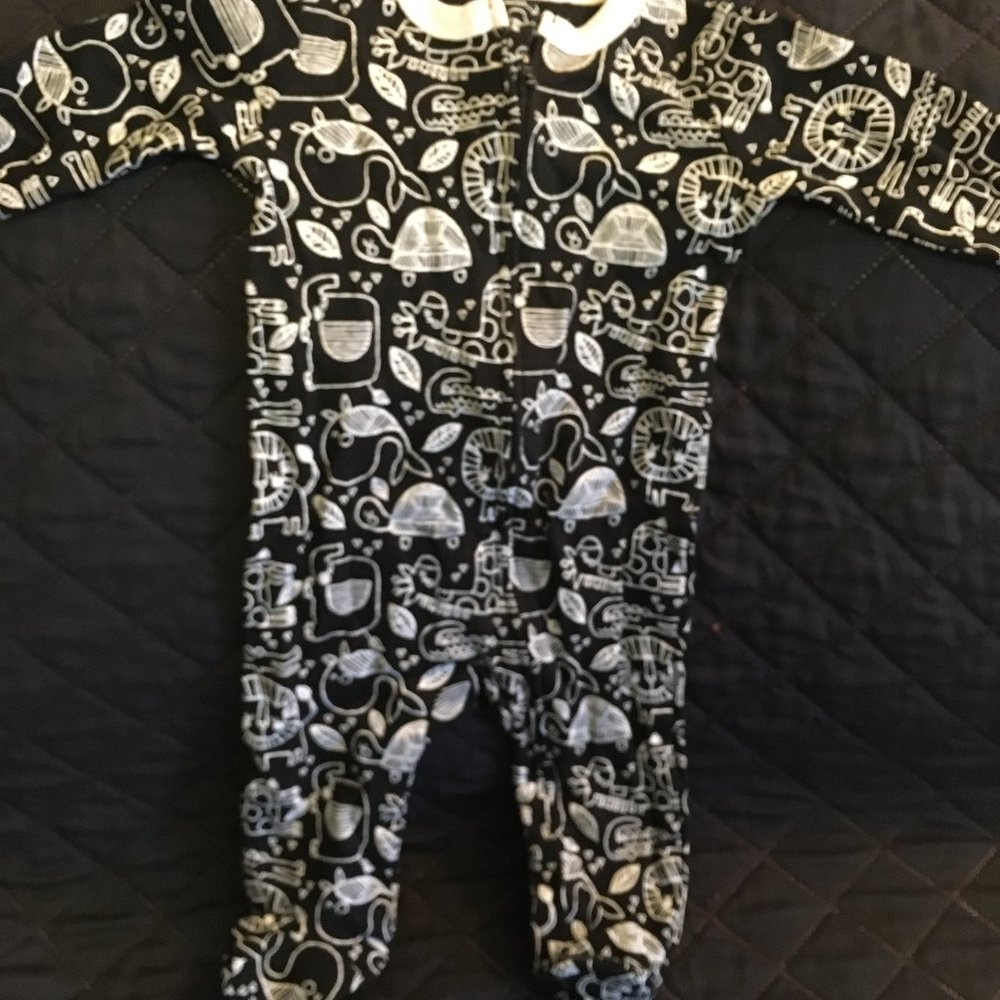 Animal Printed Footie Sleeper